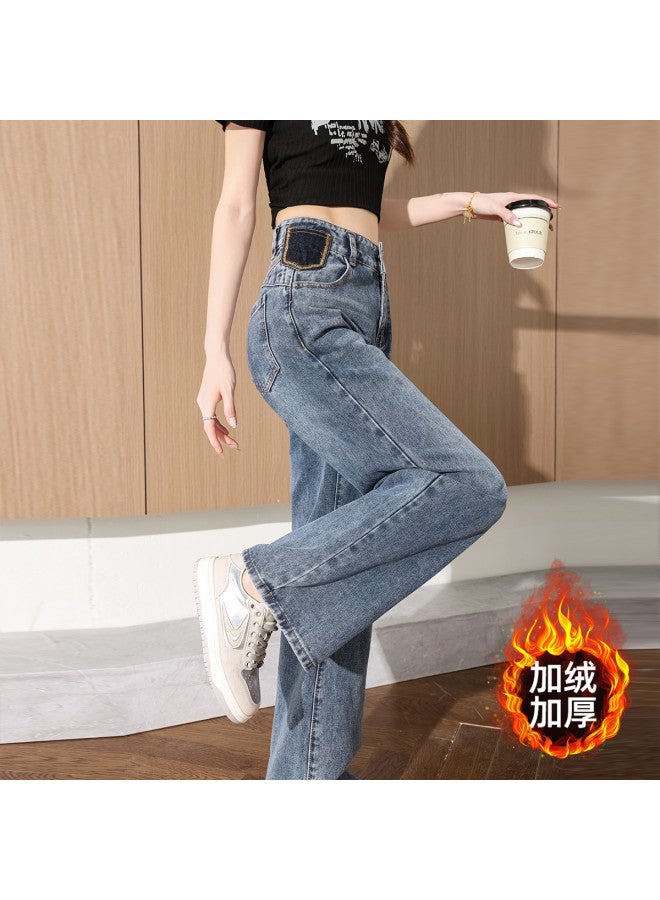 TonLion جينز كامل الطول بأسلوب كوري للشباب، فضفاض، عالي الخصر، نحيف، وساق واسعة - Image 3