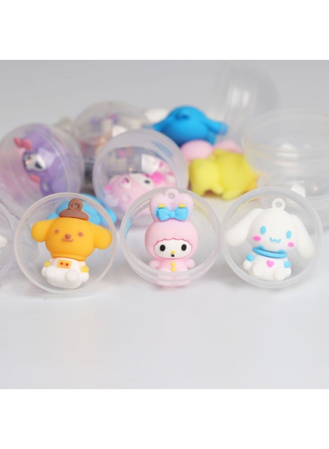 32mm Gashapon Colored Doll Gashapon Toy Cartoon Gashapon Ball Gashapon Blind Box Gashapon Machine Gift Ball-Color:32mm Pen Cap Gashapon Mixed Hair - Image 3