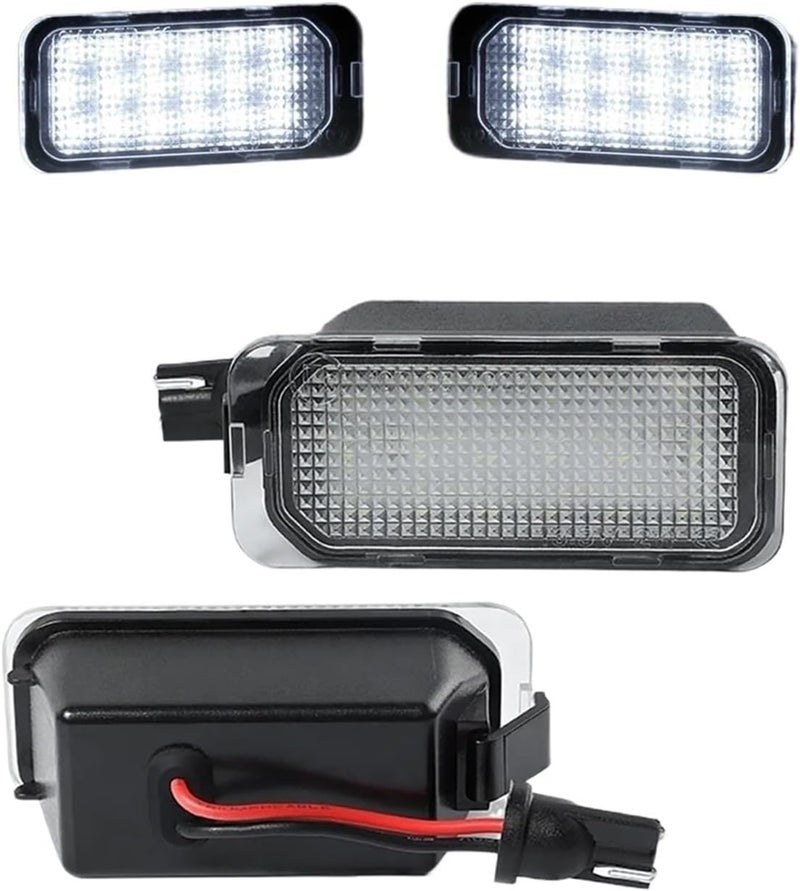 DEMULAX 2pcs Canbus LED License Plate Light for Ford Vehicles - Image 1