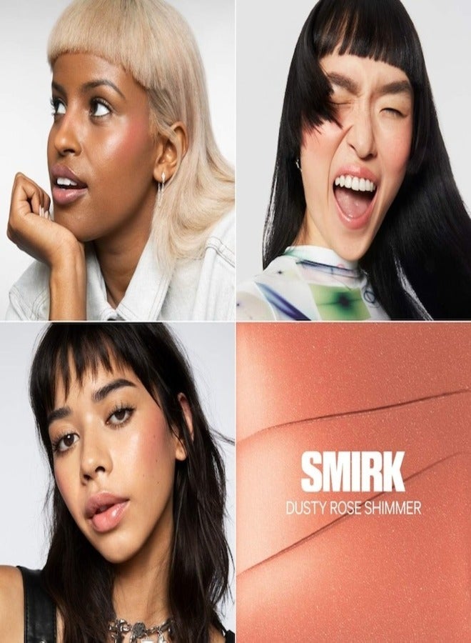 MILK MAKEUP MILK MAKEUP Lip + Cheek Cream Blush Stick Smirk – 6 g • Dusty Rose Shimmer • Multi‑Use, Non‑Comedogenic Tint for Lips & Cheeks  - Image 2