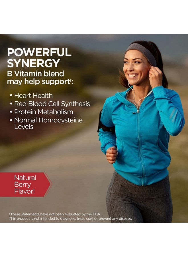 KAL Vitamin B-6, B-12 & Folic Acid Supplement, Heart Health, Energy & Red Blood Cell Support*, with Vitamin B12 Methylcobalamin & Folate, Natural Berry Flavor, 60 Servings, 60 ActivMelt Micro Tablets - Image 4