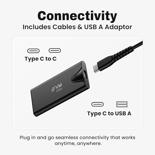 EVM Elite EnSave Pro 1TB External SSD | Up to 2000MB/s | USB 3.2 Gen 2x2 Type-C | Slim Metal Body | 4K ProRes Recording | Portable SSD for PC, Mac, Android & PS5 | 10 Year Warranty (EPSSDPro/1TB) - Image 3