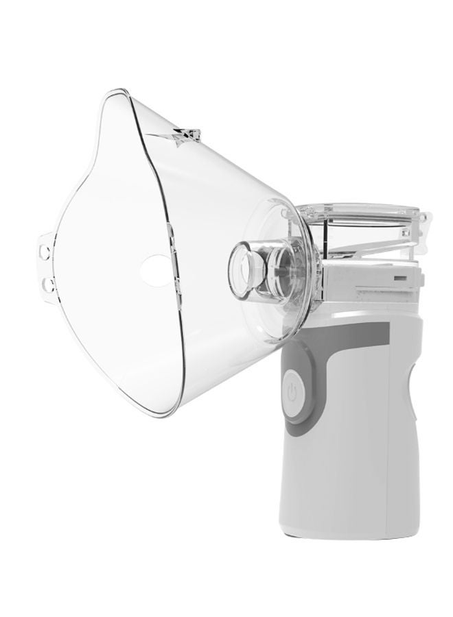 NIBEMINENT USB Rechargeable Ultrasonic Nebulizer White/Grey/Clear - Image 1