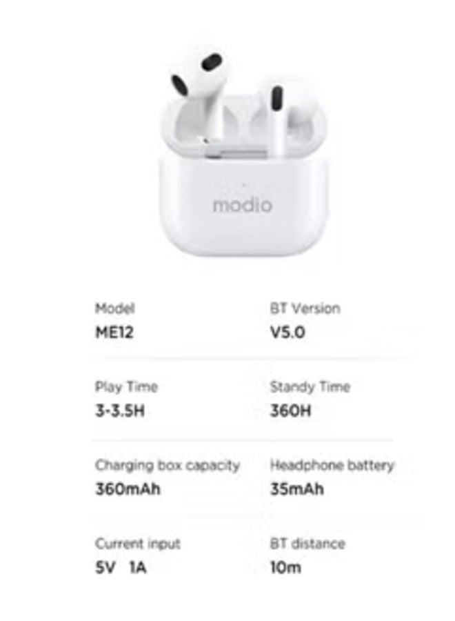 ELTRAZONE ME12 Bluetooth Wireless Earphones – Compatible with Android & iOS Devices  - Image 3