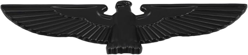 Metal Eagle 3D Car Hood Emblem Black Automotive Exterior Decoration Sticker - Image 1