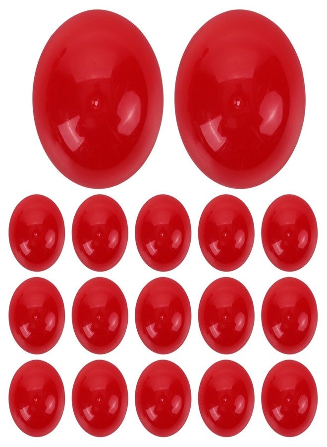 Vaguelly 25pcs Openable Bingo Raffle Balls 40MM Table Activity Plastic Hollow Pong Balls for Raffles Game Entertainment DIY Project, Red Outdoor Decor - Image 1