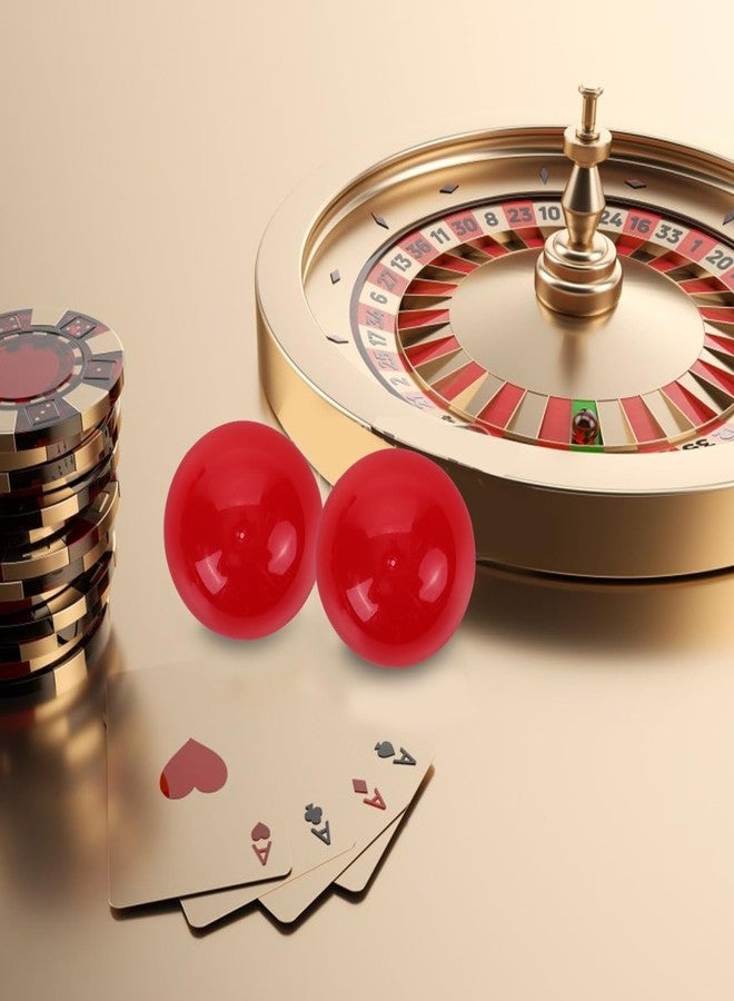 Vaguelly 25pcs Openable Bingo Raffle Balls 40MM Table Activity Plastic Hollow Pong Balls for Raffles Game Entertainment DIY Project, Red Outdoor Decor - Image 3