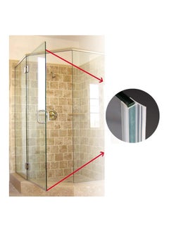 Generic Glass Door Seal Strip, 2M Frameless Shower Door Sweep to Stop Shower Leaks,H Type,Fit for 10mm Glass Door  - Image 4