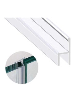 Generic Glass Door Seal Strip, 2M Frameless Shower Door Sweep to Stop Shower Leaks,H Type,Fit for 10mm Glass Door  - Image 1
