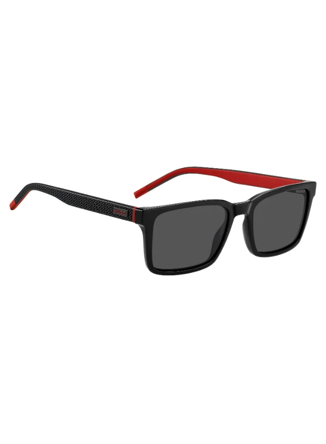 هوجو HUGO HG 1392/S Sunglasses Black Rectangular
