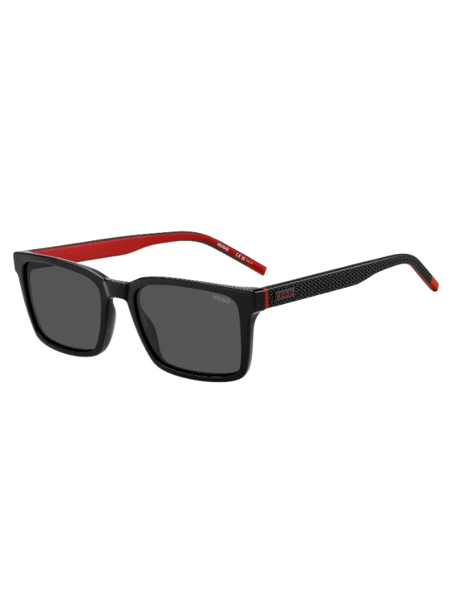 هوجو HUGO HG 1392/S Sunglasses Black Rectangular