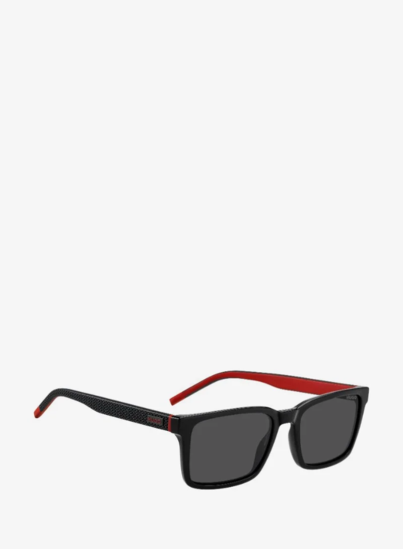 هوجو HUGO HG 1392/S Sunglasses Black Rectangular