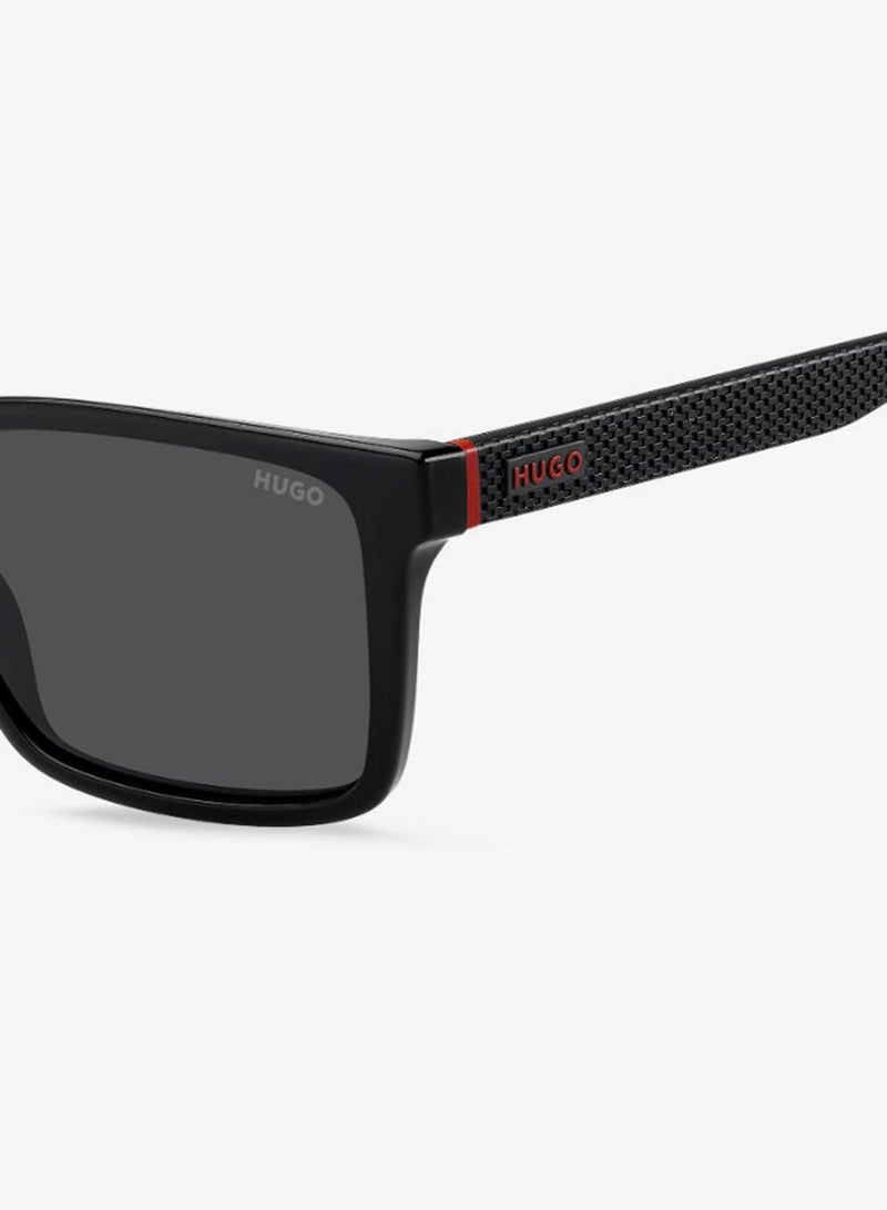 HUGO HG 1392/S Sunglasses Black Rectangular - Image 4