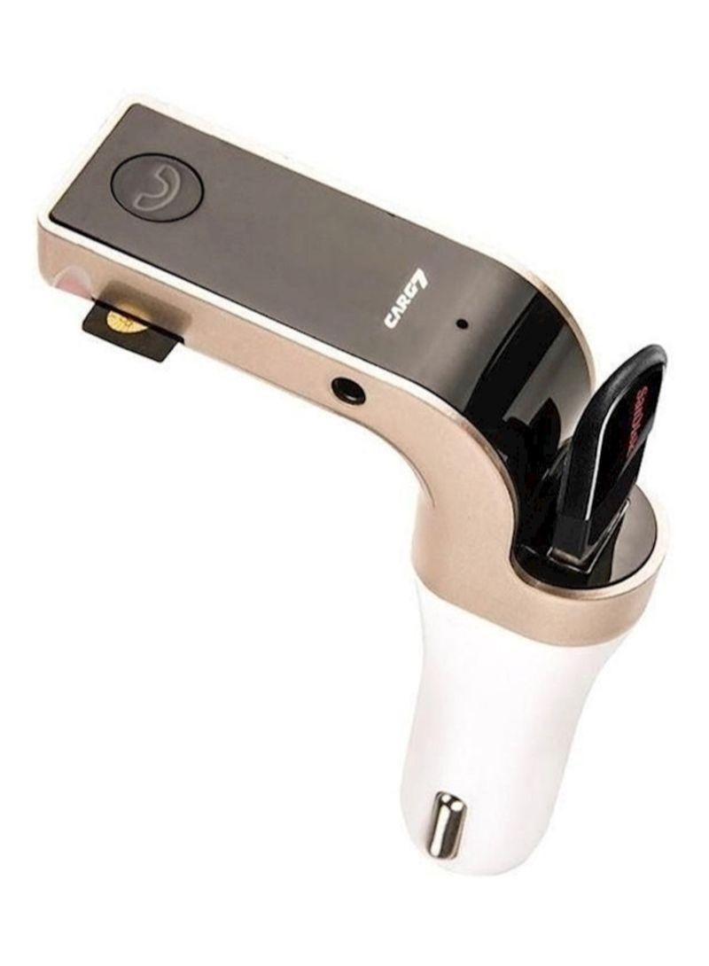 كار جي 7 جهاز إرسال FM يعمل من دون استخدام اليدين للسيارة ويعمل بتقنية البلوتوث مزود براديو ومشغل MP3 ويعمل كشاحن بمنفذ USB - Image 2