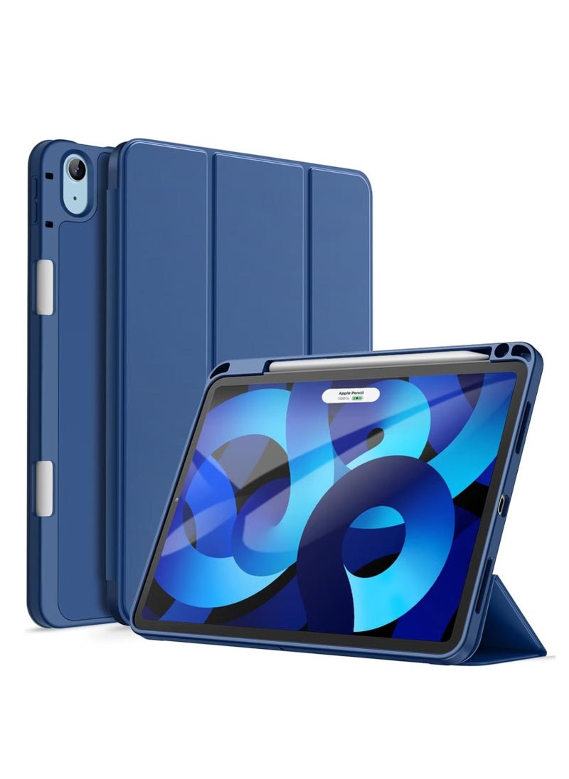 TIGER iPad Air 11-inch M2 2024 6th Generation Case with Pencil Holder, Silicone Magnetic Cover, Slim Tablet Protection for iPad Air 11-inch M2 6th Generation - Image 1