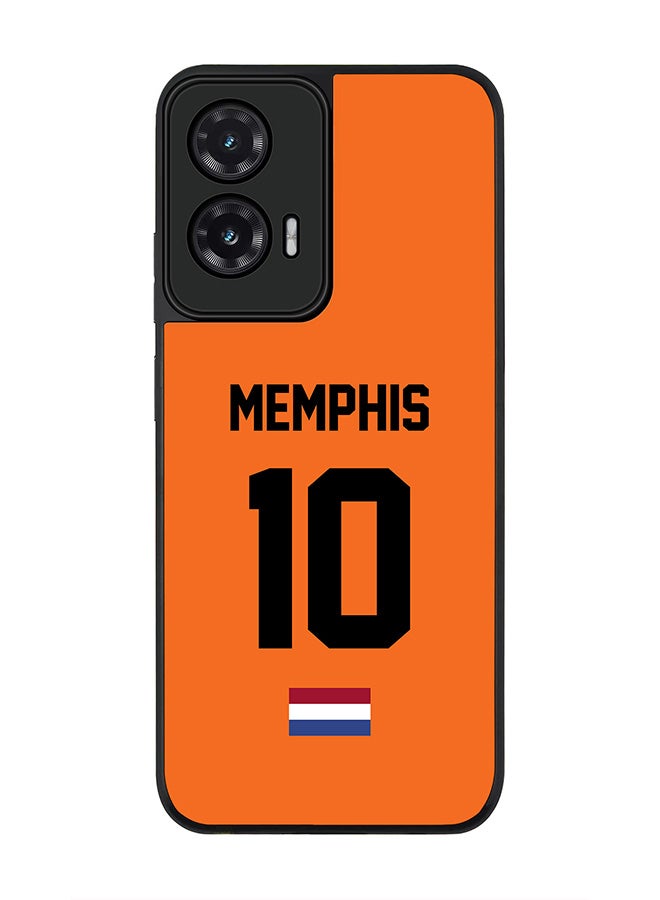 Stylizedd For Motorola Moto G35 Case,Slim fit Camera Protection, Shockproof Thin Phone cover  - Football - Netherlands - Memphis - Image 1