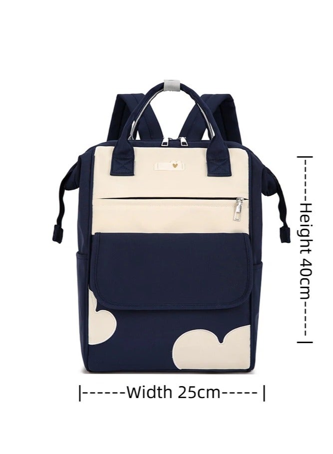 Multi Compartment Mommy Backpack Waterproof Stain Resistant with Hidden Pockets Portable Travel Nappy Backpack for Outdoor Use - Image 3