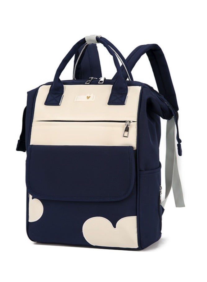 Multi Compartment Mommy Backpack Waterproof Stain Resistant with Hidden Pockets Portable Travel Nappy Backpack for Outdoor Use - Image 2
