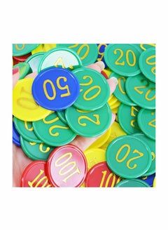 Generic Plastic Counting Chips Set with Storage Box - Ideal for Home Games, Kids Play, and Math Learning - 160 Pieces  - Image 3