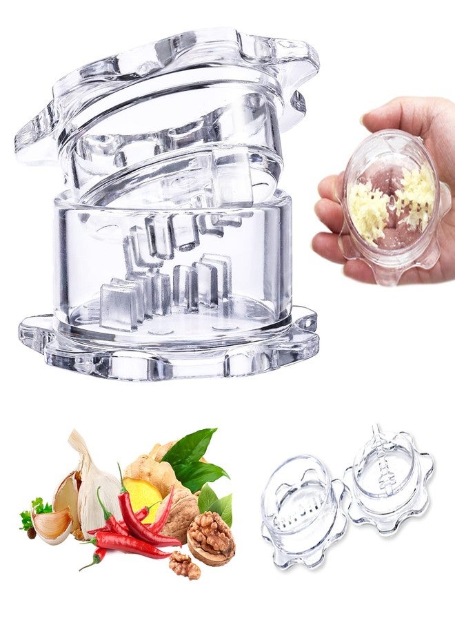 YMPEKA Garlic Herb/Nuts/Ginger Press Manual Garlic Grinder Mincer to Ginger, Herb, Nuts for Quick Meal Preparation Kitchen Tools… - Image 1