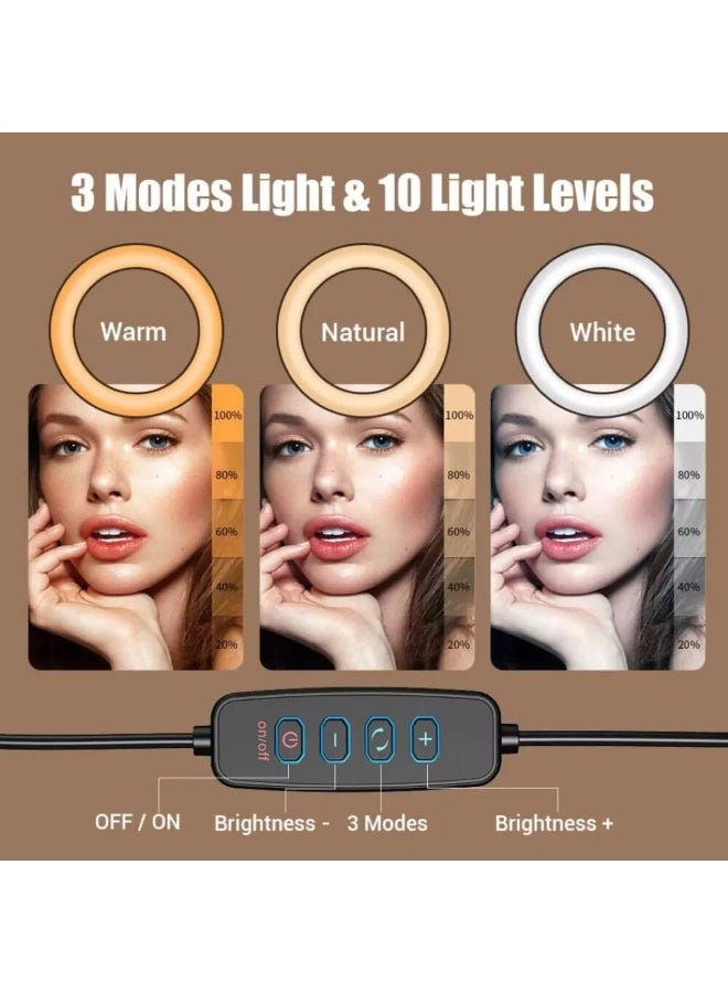 آبيكسل طقم تثبيت مكتبي مع طقم إضاءة حلقية - Image 3