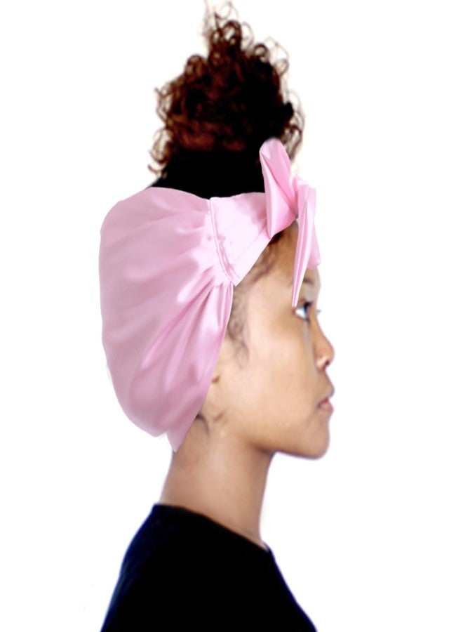 rainbowstar 2 Pack Satin Hair Wrap for Sleep Well Pineapple Hair Protector Sleep Headband with Tie for Nighttime Protection and Style - Image 1