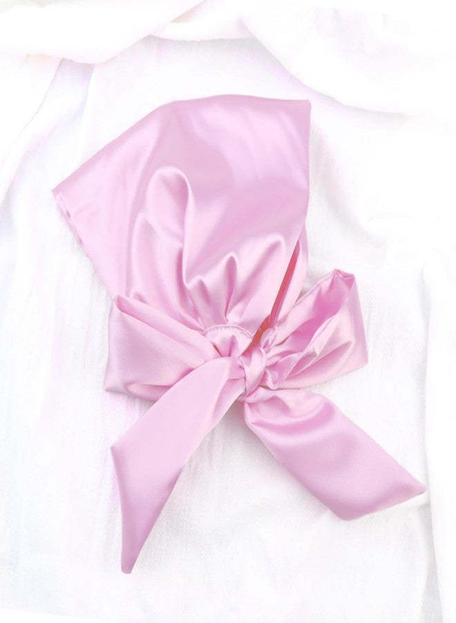rainbowstar 2 Pack Satin Hair Wrap for Sleep Well Pineapple Hair Protector Sleep Headband with Tie for Nighttime Protection and Style - Image 3