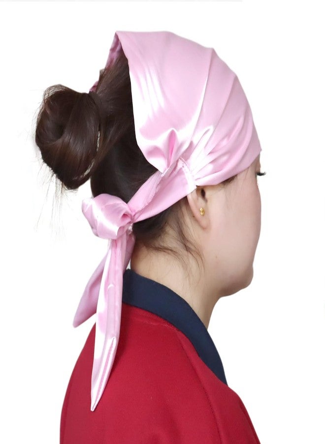 rainbowstar 2 Pack Satin Hair Wrap for Sleep Well Pineapple Hair Protector Sleep Headband with Tie for Nighttime Protection and Style - Image 5