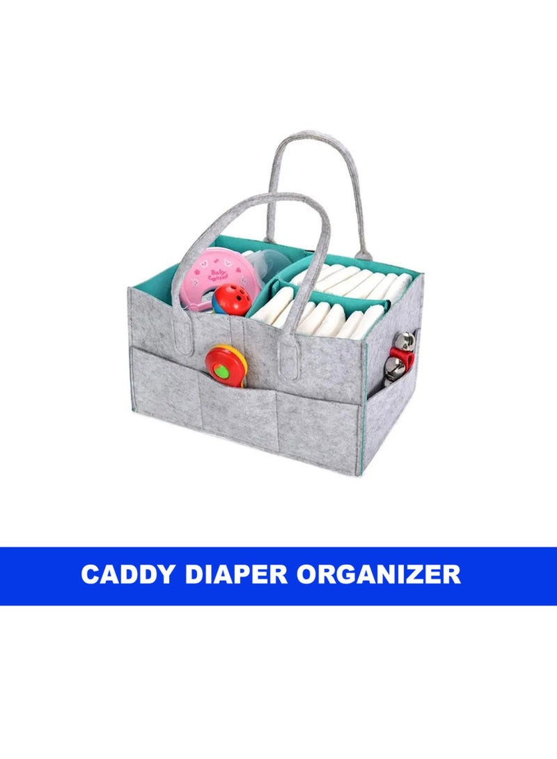 STAR BABiES حزمة مستلزمات الأطفال من 4 قطع منظم حفاضات، 10 قطع من المرايل، 20 قطعة من وسادات الثدي، 3 قطع من المناشف - Image 2