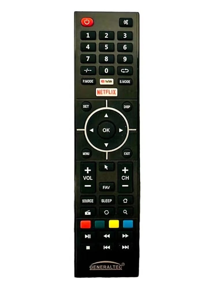 GENERALTEC - Generaltec TV Remote | Replacement Remote Compatible With GENERALTEC Smart TV, LED, LCD - Image 1