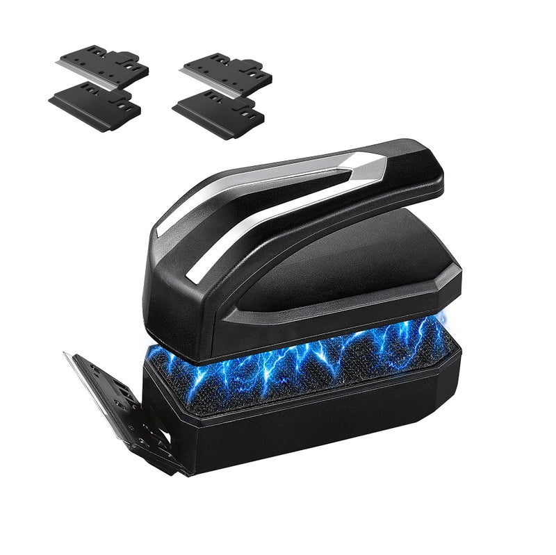 Carefree Fish Aquarium Super Powerful Magnetic Cleaner with 4 Algae Scrapers for Glass Fish Tank Magnet Brush Floating S+(Plus) - Image 1