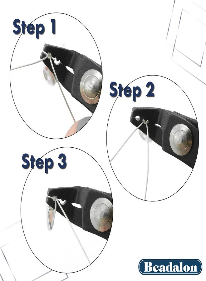 بيدالون مجموعة متنوعة من خرز Beadalon Crimp بأحجام مختلفة، مطلية بالفضة - 600 قطعة، المقاسات 0، 1، 2، 3، لصنع المجوهرات والتطريز بالخرز - Image 4