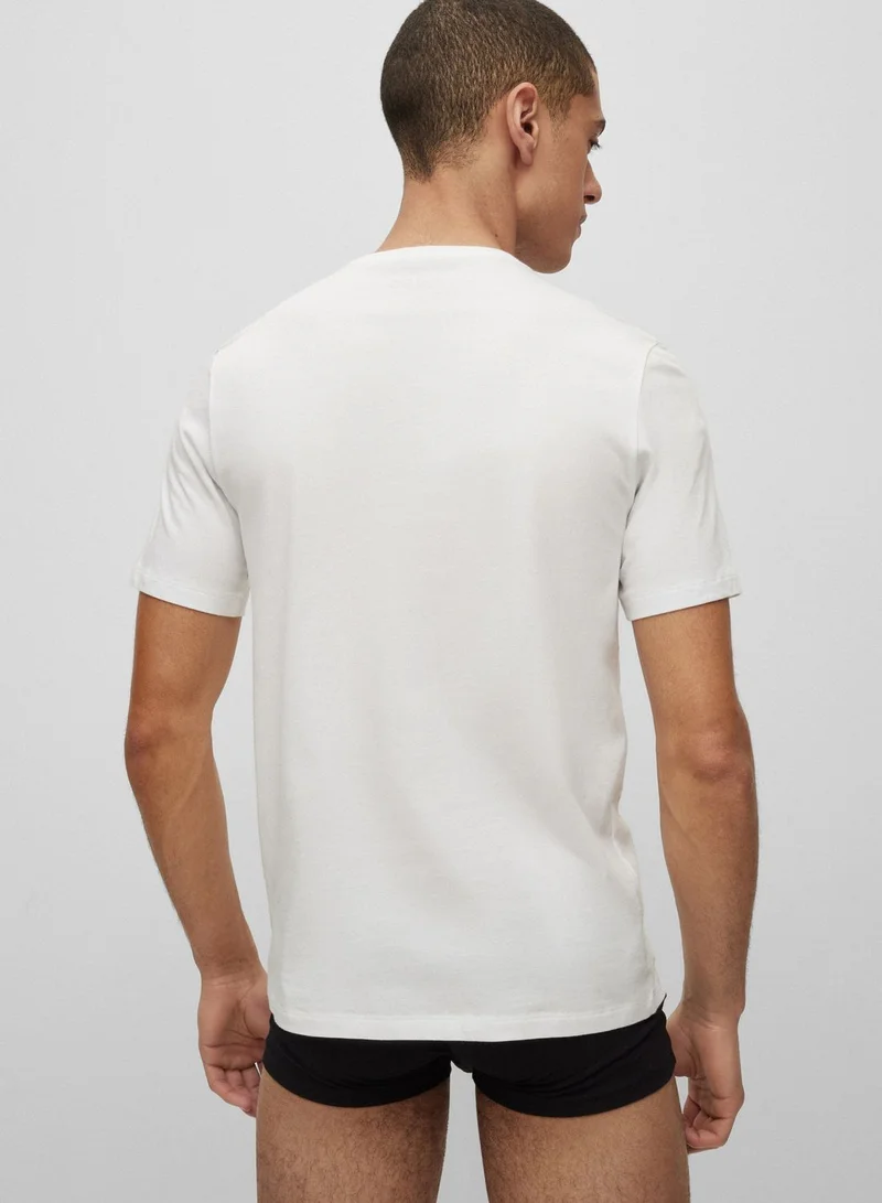 HUGO 3 Pack Essential Crew Neck