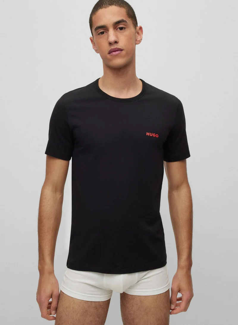 HUGO 3 Pack Essential Crew Neck