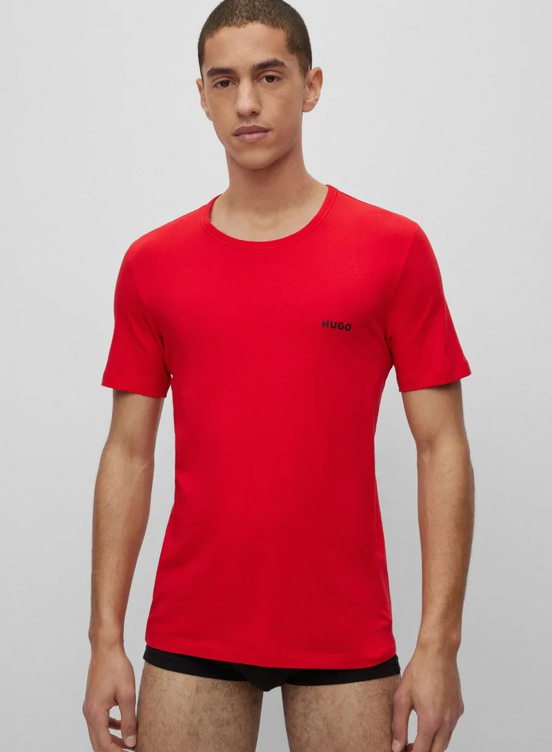 HUGO 3 Pack Essential Crew Neck