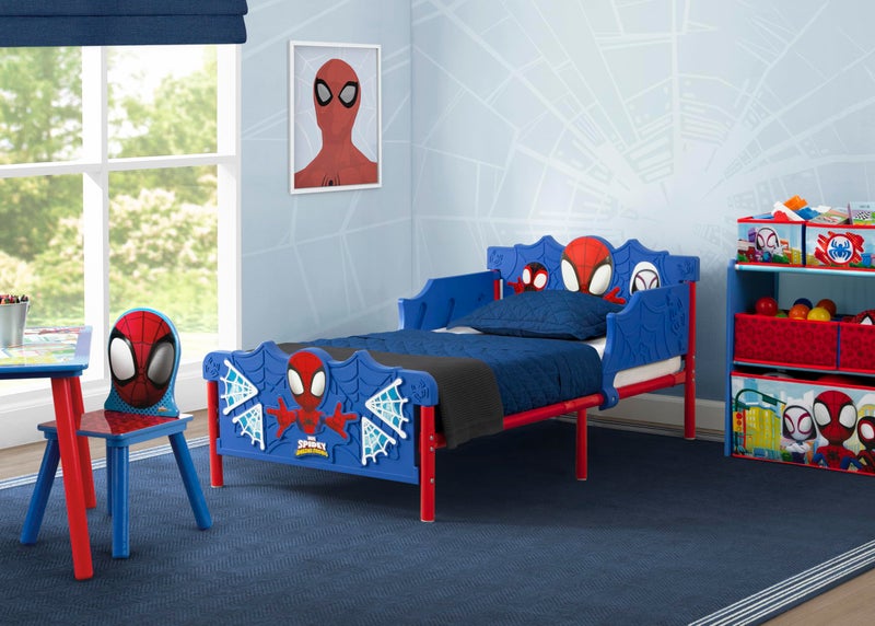 Delta Children Spidey and His Amazing Friends 3D Toddler Bed, Blue - Image 3