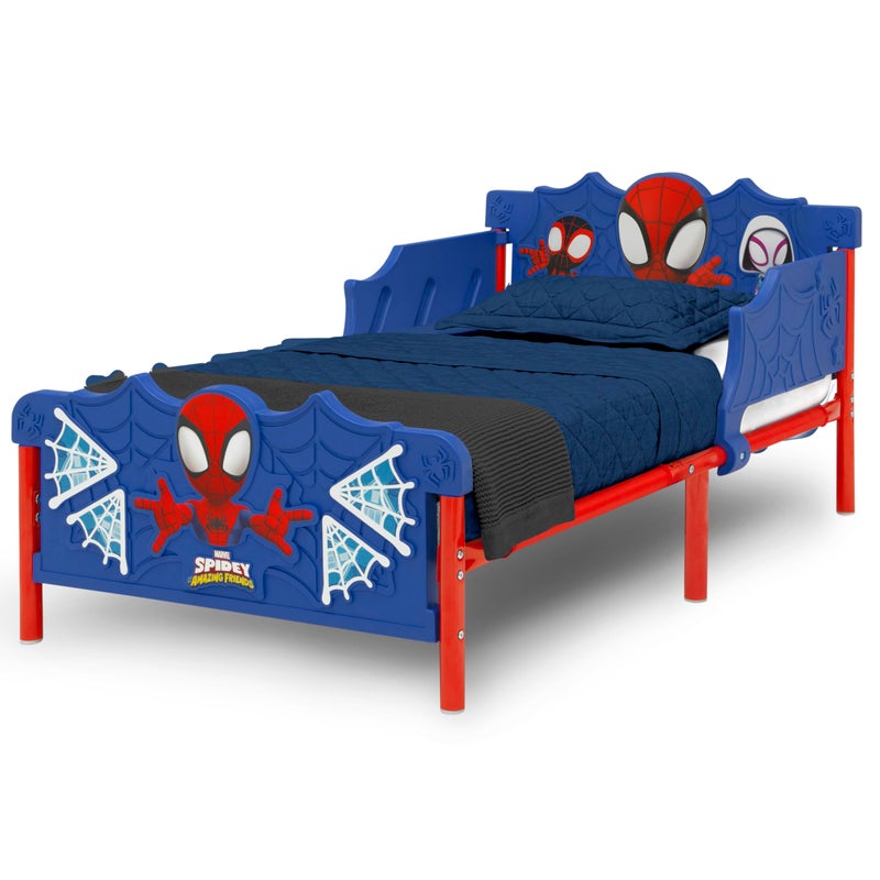 Delta Children Spidey and His Amazing Friends 3D Toddler Bed, Blue - Image 5