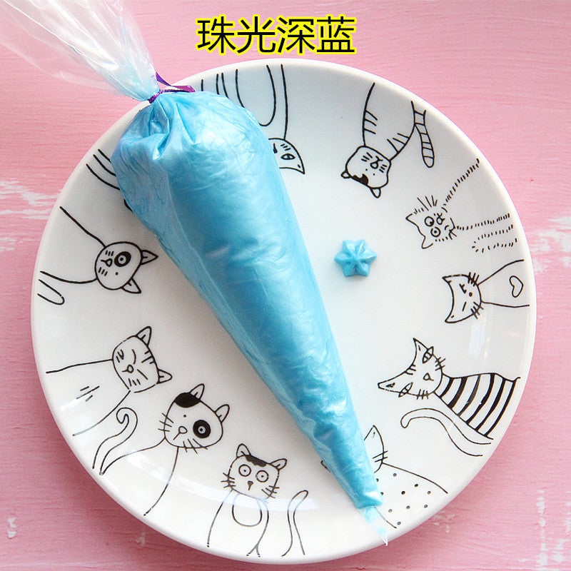 Generic 100g bag pearlescent glue simulation pearlescent cream mobile phone shell material special glue Pearl dark blue