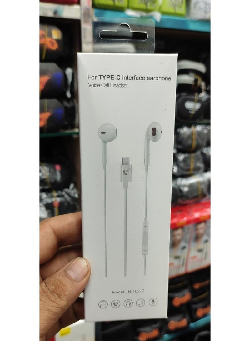 USB-C Type-C Interface Headset with Mic Type C Headphone