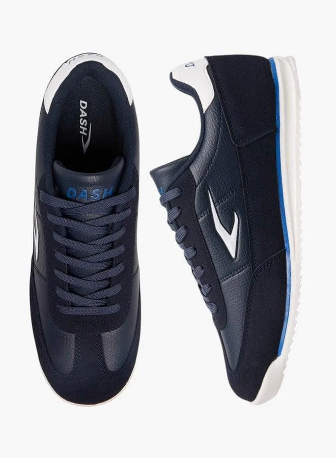 Dash Solid Lace-Up Sports Shoes