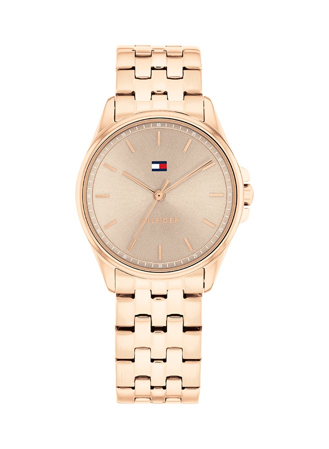 TOMMY HILFIGER TOMMY HILFIGER ROUND ANALOG WOMEN'S TAUPE CASE WATCH - 1782775  - Image 1