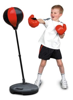 Generic Kids Punching Bag Set with Gloves & Pump Adjustable Height (26"-40") for Ages 3-8, Freestanding Boxing Toy for Boys & Girls Indoor/Outdoor Fitness & Fun Gift  - Image 1