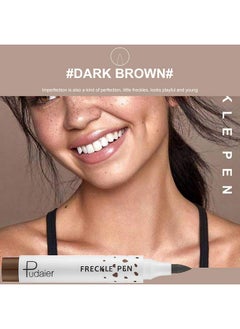 Marine Forest Freckle Pen 2 Colors Waterproof Lasting Natural Like Face Freckle Makeup Pen 2 Pcs 0.17 Fl Oz  - Image 3