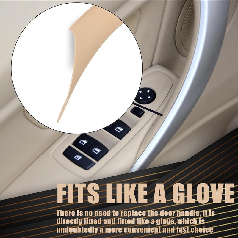 WEILEITE Front Interior Inner Inside Door Pull Handle Grab Cover Fit for BMW 320,328,330,335,M3 F30/F31/F34/F80 2012-2018 and 418,420,428,430,435,M4 F32/F33/F36/F82/F83 2014-2017 Replace 51417279311 - Image 5