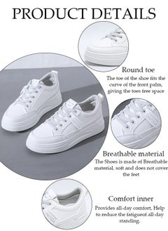DUNISO Women's Walking Shoes Sneakers Lightweight Comfort Tennis Shoes Mesh Breathable Lightweight Non Slip Casual Work Shoes for Indoor Outdoor Travel Work  - Image 5