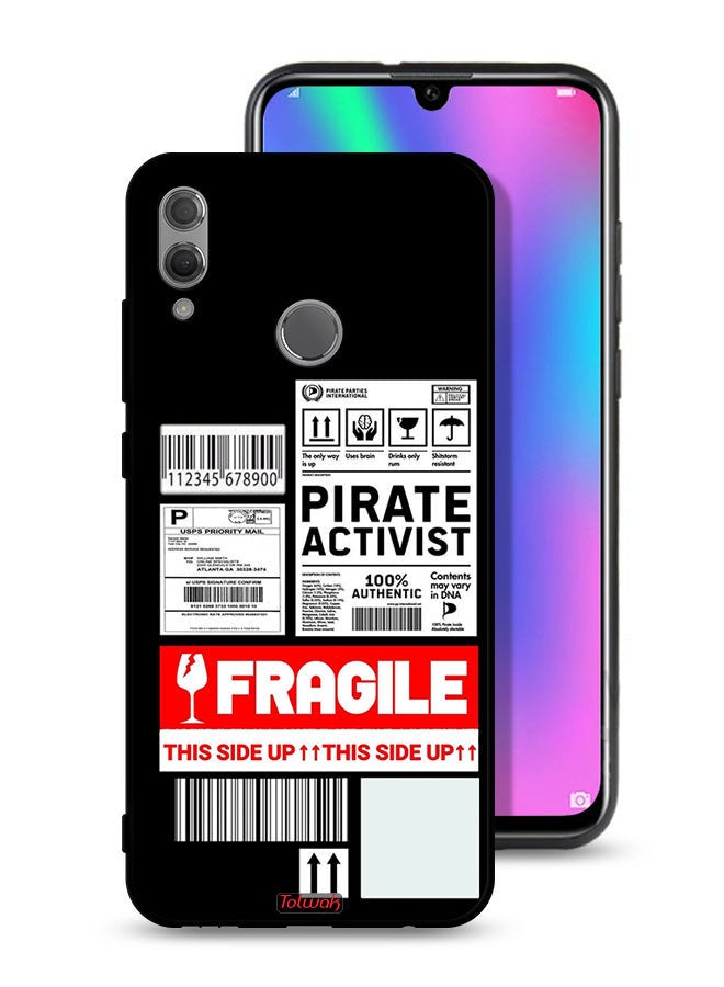 Tolwak Honor 10 Lite Protective Case Cover Private Activist Fragile Sticker - Image 1