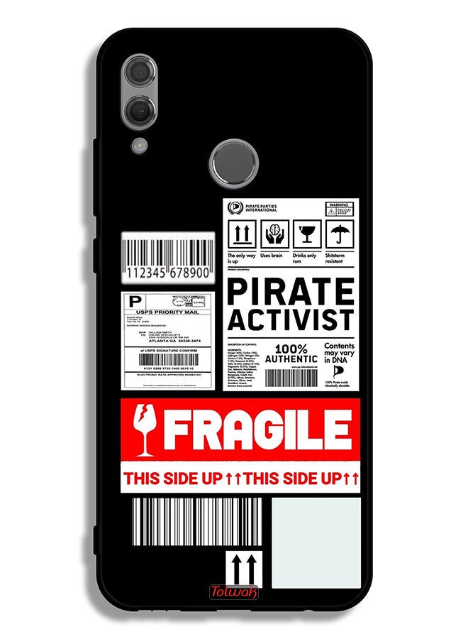 Tolwak Honor 10 Lite Protective Case Cover Private Activist Fragile Sticker - Image 2