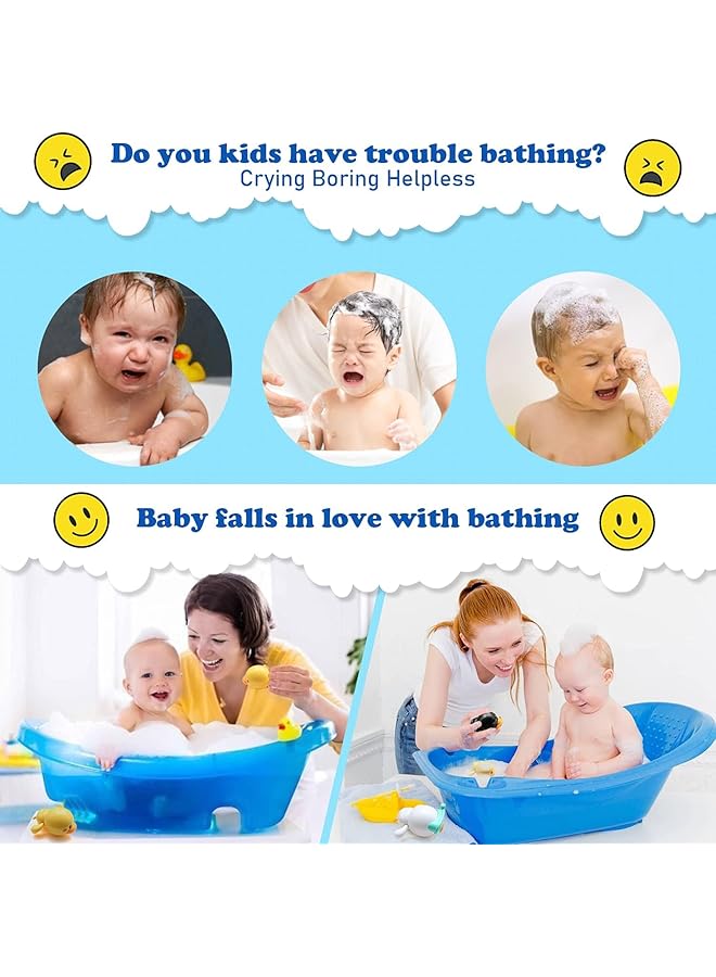 Excefore Baby Bath Toys 3 Pcs Wind Up Duck Bathtub Toys For Toddlers 1 3 Years Old Floating Pool Games Water Toys For Swimming For Boys And Girls - Image 3