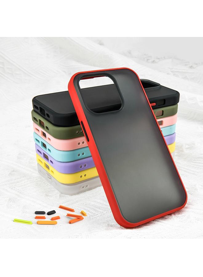 اس-توب جراب لهاتف iPhone 14 Plus، جراب هاتف شفاف بملمس الجلد غير اللامع - Image 2