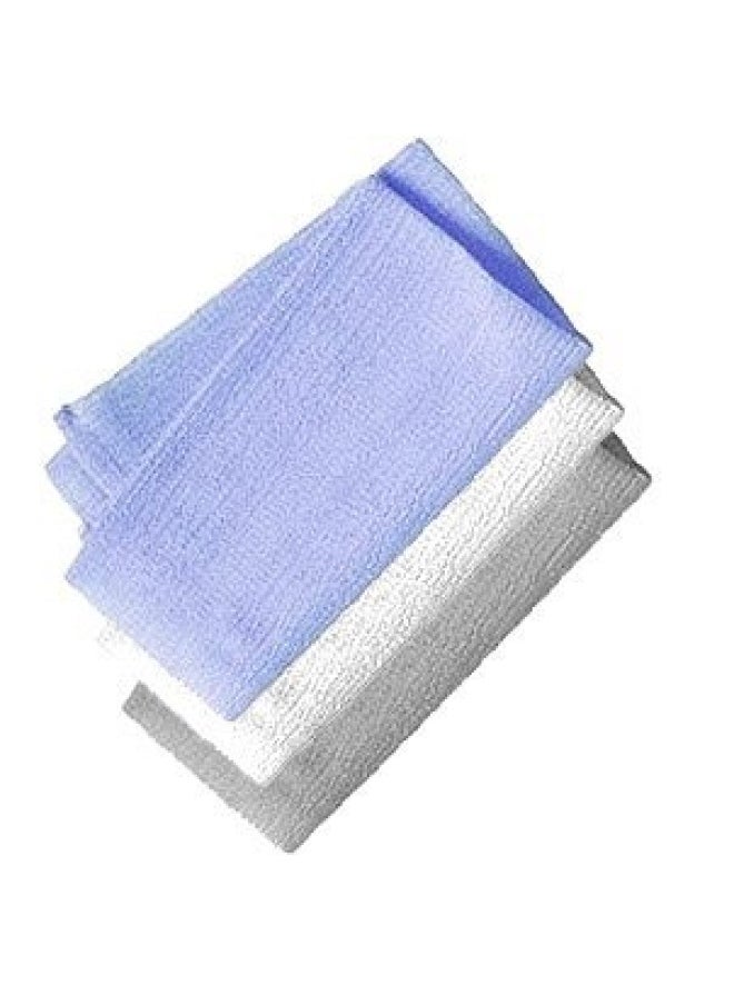 Aquasentials Exfoliating Bath Cloth  4 Pack 